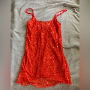 Free People Sequin Slip Dress